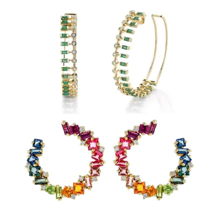 أقراط Hoops غير تقليدية للمرأة الجريئة