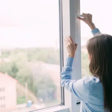  تهوئة غرف المنزل، في المناخ البارد