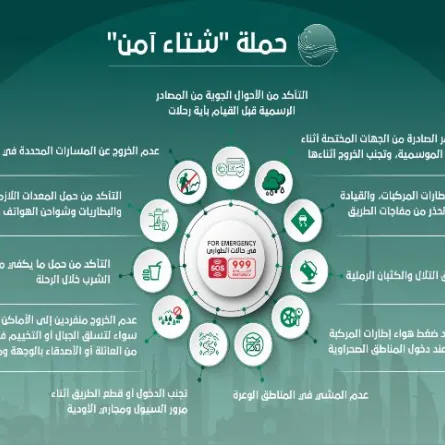 شرطة دبي تحدد 10 اشتراطات أساسية لضمان رحلات برية آمنة. الصورة من تويتر شرطة دبي