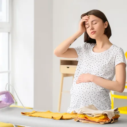 صورة لحامل تشعر بالتعب