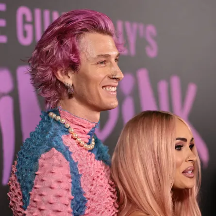 Megan Fox and Colson Baker "Machine Gun Kelly" attend "Machine Gun Kelly's Life In Pink" premiere at on June 27, 2022 in New York City. Jamie McCarthy/Getty Images/AFP