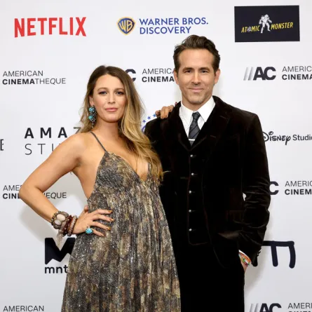 Blake Lively and Honoree Ryan Reynolds attend the 36th Annual American Cinematheque Awards at The Beverly Hilton on November 17, 2022 in Beverly Hills, California. Emma McIntyre/Getty Images for American Cinematheque/AFP