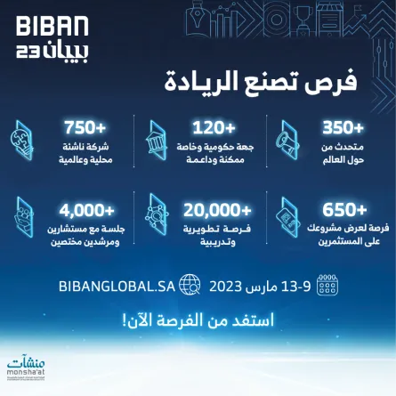 منشآت تنظم ملتقى بيبان 23 في مارس المقبل