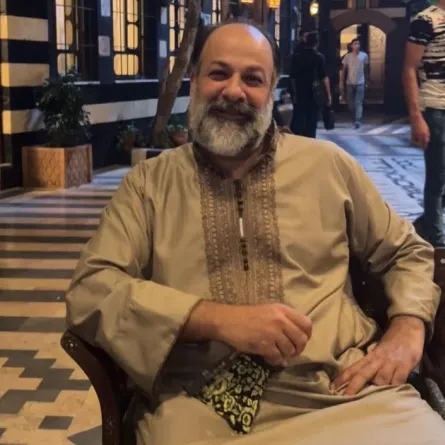 الفنان شادي زيدان - الصورة من حساب شكران مرتجى على فيسبوك