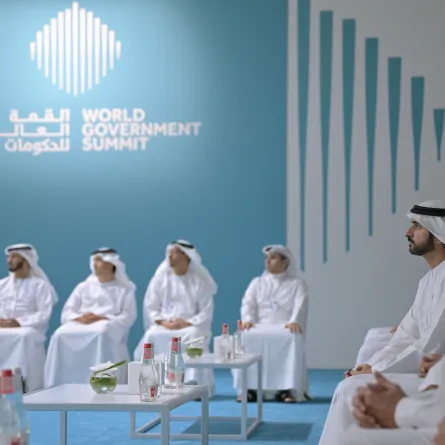 حمدان بن محمد يطلق "مؤشر دبي للجاهزية للمستقبل". الصورة من "وام"