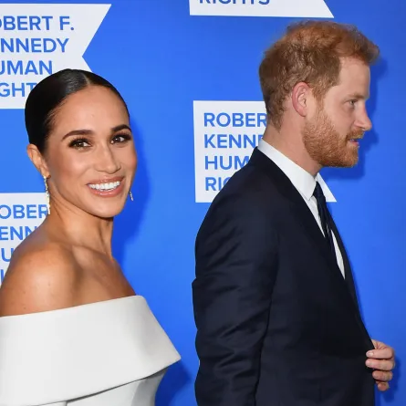 Prince Harry and Meghan arrive at the 2022 Robert F. Kennedy Human Rights Ripple of Hope Award Gala at the Hilton Midtown in New York on December 6, 2022. ANGELA WEISS / AFP