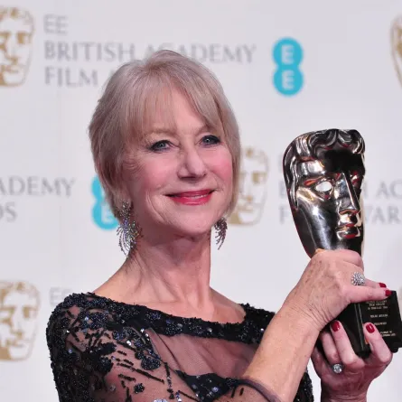 British actress Helen Mirren at the Royal Opera House in London on February 16, 2014. AFP PHOTO / CARL COURT