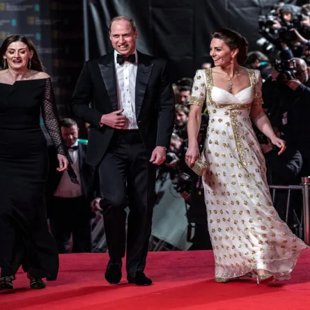 Prince William and  Catherine at the Royal Albert Hall in London on February 2, 2020. Jeff Gilbert / POOL / AFP