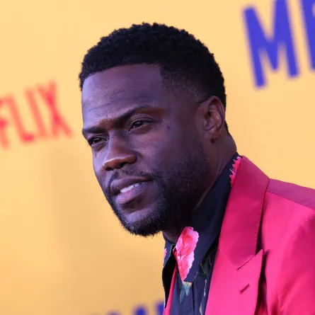Kevin Hart attends the Los Angeles premiere of Netflix's "Me Time" at Regency Village Theatre on August 23, 2022 in Los Angeles, California. David Livingston/Getty Images/AFP