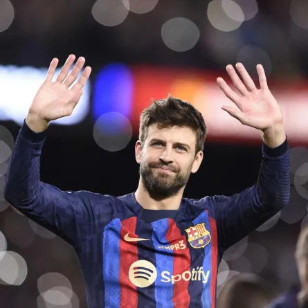Gerard Pique  at the Camp Nou stadium in Barcelona on November 5, 2022. Josep LAGO / AFP