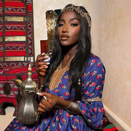 الصورة من حساب عبير سندر على انستغرام