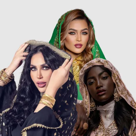 إطلالات النجمات بالأزياء التراثية في يوم التأسيس السعودي