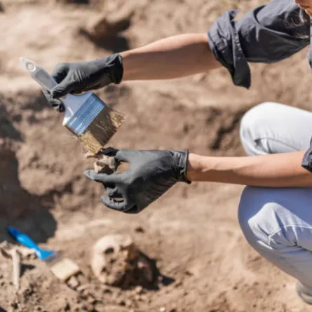 اكتشاف ثقبين في جمجمة امرأة عمرهما ١٣٠٠ عام