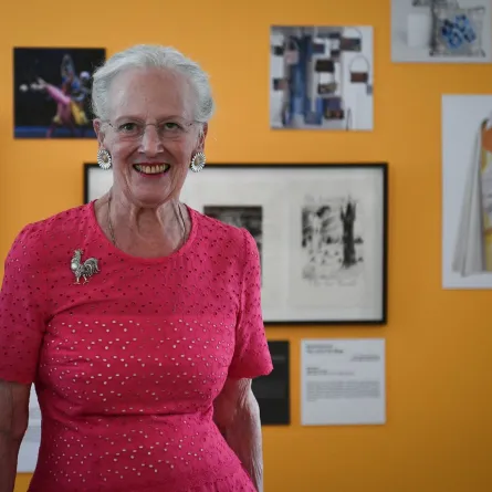 Queen Margrethe II of Denmark at the Henri Martin museum in Cahors, southern France, on August 17, 2022. Valentine CHAPUIS / AFP