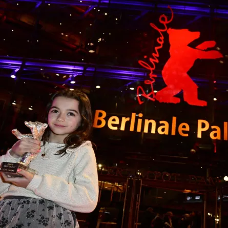 Sofia Otero on the red carpet after the award ceremony of the 73rd Berlin International Film Festival in Berlin, on February 25, 2023. Tobias SCHWARZ / AFP