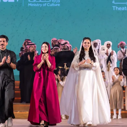 أسيل عمران في مسرحية معلقاتنا أمتداد أمجاد 