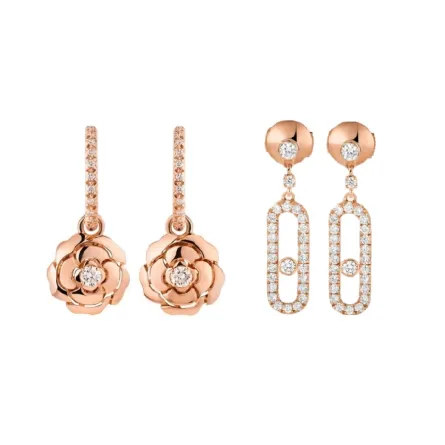 موديلات أقراط متدلية صغيرة لشتاء 2023