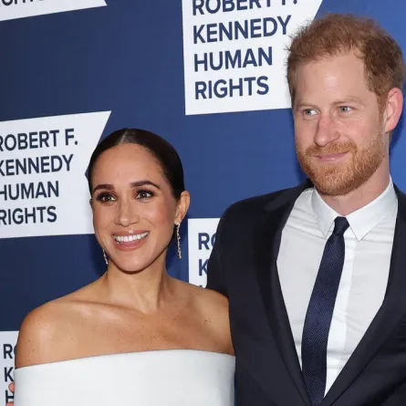 Meghan, Duchess of Sussex and Prince Harry, Duke of Sussex attend the 2022 Robert F. Kennedy Human Rights Ripple of Hope Gala at New York Hilton on December 06, 2022 in New York City. Mike Coppola/Getty Images for 2022 Robert F. Kennedy Human Rights Ripple of Hope Gala/AFP