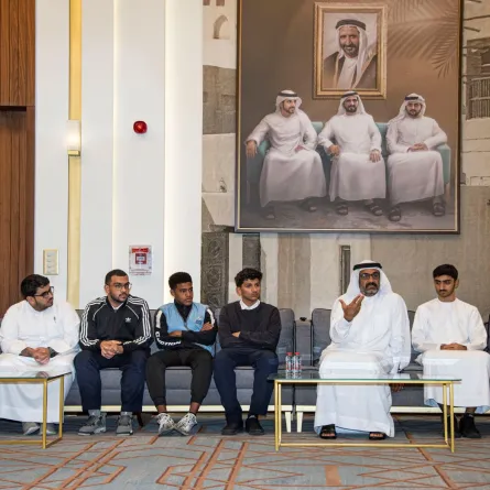 ضمن المشاركة في مبادرة " موروثنا "- الصورة من مركز حمدان بن محمد لإحياء التراث 