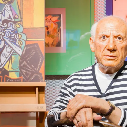 تمثال شمعي لبيكاسو -الصورة من shutterstock