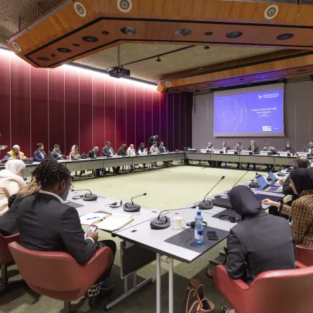 مشاركة المملكة العربية السعودية في القمة العالمية لمجتمع المعلومات 2023 - الصورة من حساب هيئة الاتصالات والفضاء على تويتر