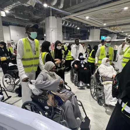 رئاسة الحرمين تخصص 8 أبواب لدخول الأشخاص ذوى الإعاقة للمسجد الحرام - الصورة من موقع رئاسة شؤون الحرمين