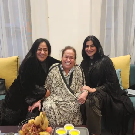 سعاد علي برفقة حياة الفهد وريم عبد الله - الصورة من حساب سعاد على الانستجرام