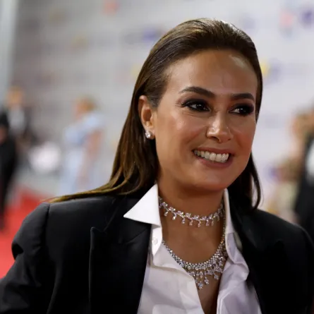  Hend Sabri at the 3rd edition of the El Gouna Film Festival in the Egyptian Red Sea resort of el Gouna on September 27, 2019.PATRICK BAZ / El Gouna Film Festival / AFP