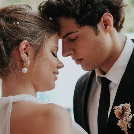 عروس وزوجها (المصدر: pexels )