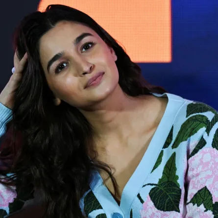 Alia Bhatt in Mumbai on January 31, 2023. SUJIT JAISWAL / AFP