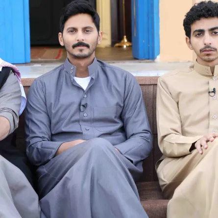  سعد عزيز ومحمد الشهري وصالح أبو عمرة