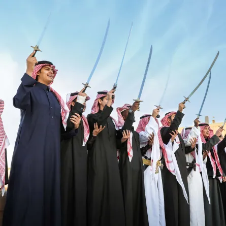  "الدرعية.. بيت العرضة" مهد الفنون والإرث العريق