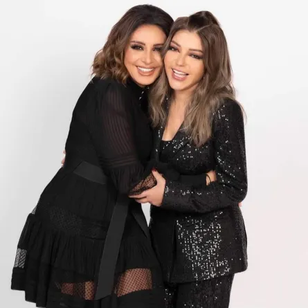 سميرة سعيد وانغام - الصورة من الصفحة الرسمية لأنغام على فيسبوك