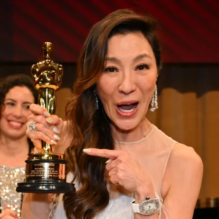 Michelle Yeoh, in Hollywood, California on March 12, 2023. ANGELA WEISS / AFP