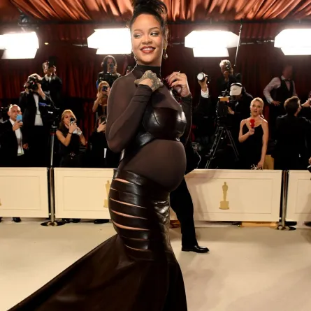 Rihanna at the Dolby Theatre in Hollywood, California on March 12, 2023. VALERIE MACON / AFP