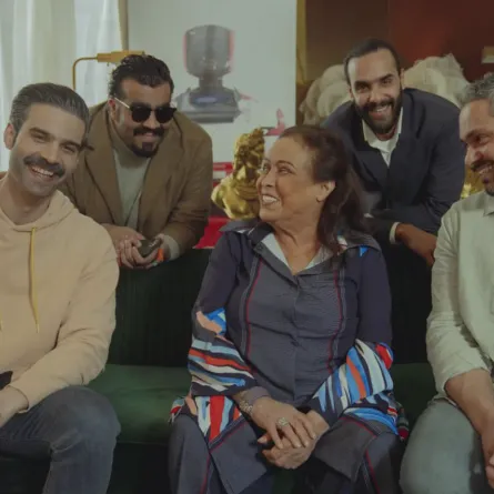 حياة الفهد مع فريق العمل-الصورة من حسابها على الانستغرام