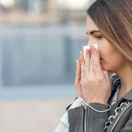 كيف تتخلصين من العطاس وسيلان الأنف؟- ‏‏المصدر: pexels