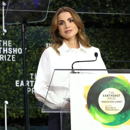 Queen Rania Al Abdullah on September 21, 2022 in New York City. Monica Schipper/Getty Images for Bloomberg Philanthropies/AFP