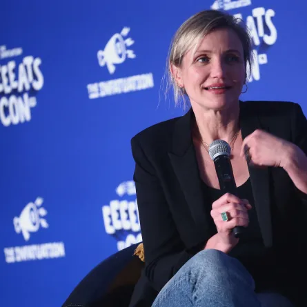  Cameron Diaz speaks onstage at EEEEEatscon 2019 at Barker Hangar on May 19, 2019 in Santa Monica, California. Tommaso Boddi/Getty Images/AFP Tommaso Boddi / GETTY IMAGES NORTH AMERICA / Getty Images via AFP