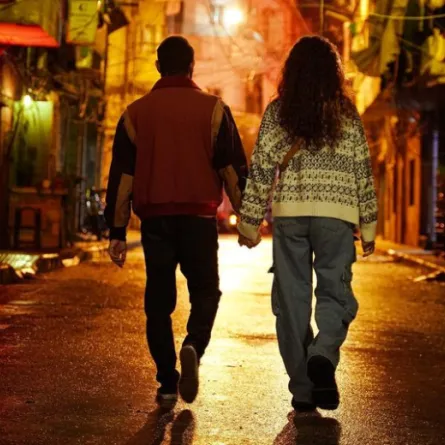 نادين نجيم وقصي خولي في مشهد من المسلسل - الصورة من حساب نادين نجيم في انستغرام