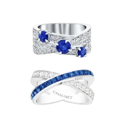 خواتم مُزينة بحلقات ماسية متشابكة لإطلالة ساحرة لعروس 2023