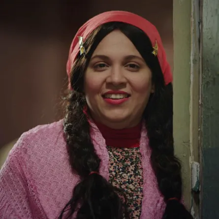 رحمة أحمد بشخصية مربوحة - الصورة من الصفحة الرسمية لمسلسل الكبير أوي على الفيس بوك