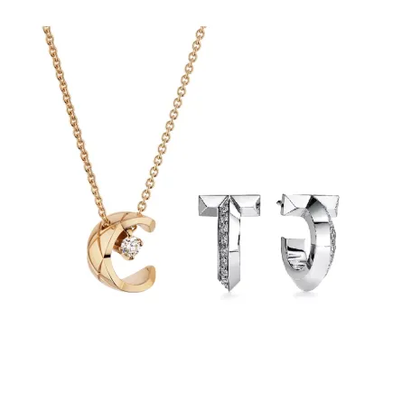 مجوهرات عصرية على هيئة حروف 2023