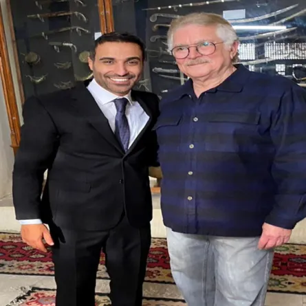 أحمد فهمي ومحمود قابيل - من كواليس سره الباتع الصورة من صفحته على فيسبوك