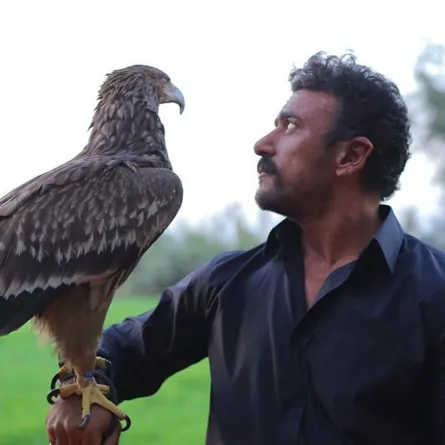 أحمد العوضي - من كواليس مسلسل ضرب نار صورة من صفحته على انستغرام