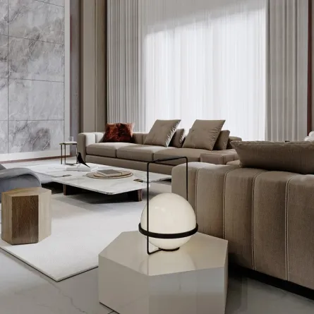 الألوان الحيادية تشي بالفسحة 