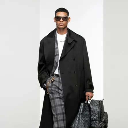 موديلات معاطف شتوية للرجال موضة 2023 من فيرساتشي Versace