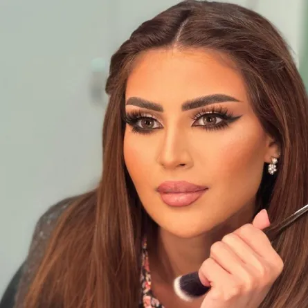 مكياج خليجي من هدى الخريف - الصورة من حسابها على الانستغرام