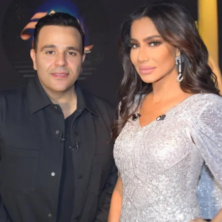 بسمة وهبة ومحمد فؤاد - الصورة من الحساب الرسمي لـ بسمة وهبة على إنستغرام