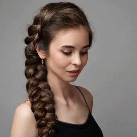 يفيد تضفير الشعر بطريقة صحيحة على نمو الشعر